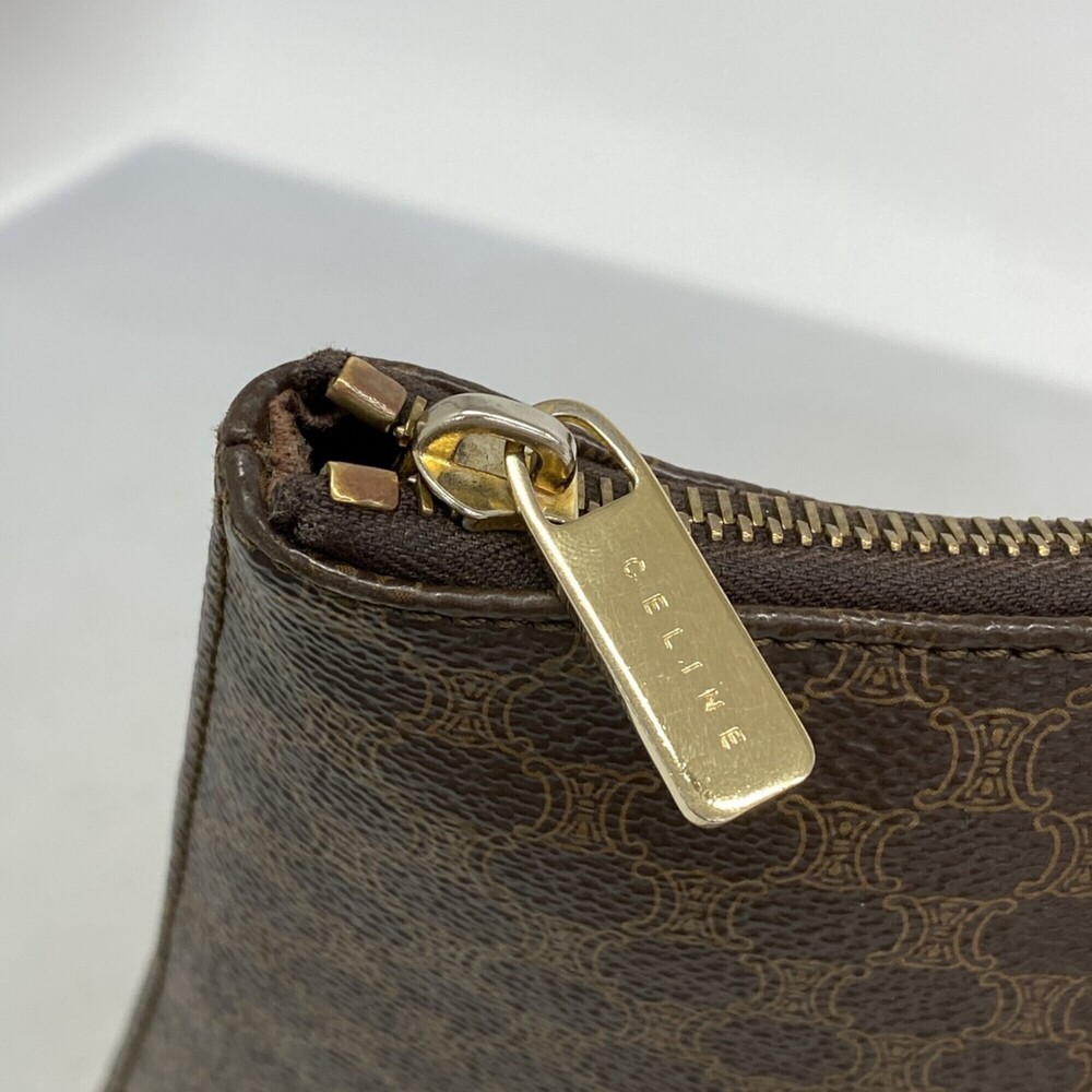 Celine Macadam Tote Bag, Brown Champagne, Women's - Picture 9 of 10